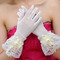 Ivory Scurt Translucent Hall Beading Mănuși de nuntă Finger Finger - Pagină 1
