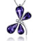 Dragonfly Femeile Crystal purpuriu de argint furnizarea de colier cu ridicata - Pagină 1