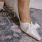 Pantofi cu vârf ascuțit pantofi de damă de onoare din dantelă albă pantofi de mireasă de nuntă - Pagină 3