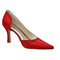 Pantofi de rochie de nunta stiletto roșu cu toc înalt, din satin - Pagină 3