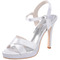 Personalizate high-end cross curea subțire sandale pentru femei pantofi de mireasă din satin pantofi de banchet - Pagină 2