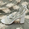 Sandale pentru femei cu toc înalt sandale de nuntă perle sandale de banchet - Pagină 7