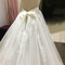 Fusta detașabilă de nuntă pentru rochii Fusta suprafață de mireasă cu aplicații din dantelă Fusta trenă detașabilă dimensiune personalizată - Pagină 5
