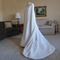 200CM șal mireasă haină nuntă șal alb cu glugă - Pagină 2