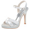 Personalizate high-end cross curea subțire sandale pentru femei pantofi de mireasă din satin pantofi de banchet - Pagină 7