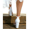 Sandale de talie mare cu toc gros, pantofi de nuntă pentru femei, din satin și stras - Pagină 8