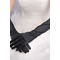 Mănuși de nuntă deget plin negru satin elastice cald ceremonial - Pagină 2