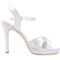Personalizate high-end cross curea subțire sandale pentru femei pantofi de mireasă din satin pantofi de banchet - Pagină 1