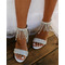 Sandale noi din stras Sandale cu toc gros Sandale de nunta pentru banchet - Pagină 3