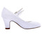 Pantofi de mireasă din dantelă albă cu toc gros vârf rotund pantofi de nuntă cu toc înalt pantofi de domnișoară de onoare - Pagină 2