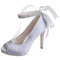 Satin pantofi de nuntă stiletto pantofi gură de pește banchet pantofi anual petrecere de modă - Pagină 8