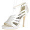 Pantofi de nunta cu toc inalt sandale de mireasa cu toc inalt pantofi de mireasa de nunta din satin - Pagină 1