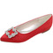 Pantofi pentru femei cu vârf plat, pantofi clasici de mireasă din sifon satinat - Pagină 7