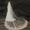 Voal de mireasă de coadă mare voal foto de nuntă cu voal de dantelă cu pieptene de păr - Pagină 1