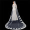 Voal de mireasă alb pur ivoire, dantelă de înaltă calitate, aplică de 3 metri lungime, voal, accesorii de nuntă - Pagină 1