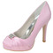 Satin pantofi de mireasă pantofi de nuntă roz pantofi petrecere cina tocuri înalte - Pagină 2