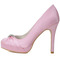 Satin pantofi de mireasă pantofi de nuntă roz pantofi petrecere cina tocuri înalte - Pagină 3