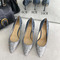 Încălțăminte pentru femei de nuntă pantofi de mireasă cristal de paiete cu tocuri înalte - Pagină 2