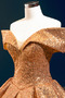 Rochie de bal Înstelat Mâneci plafonate Corsetul sequined Talie naturale - Pagină 6