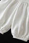 Rochie de botez Satin Drapat Tricou Bijuterie Simplu A-linie - Pagină 8