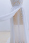 Rochie de mireasa Sheer Înapoi Bijuterie Pară Vară Dantela A-linie - Pagină 7