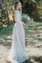 Rochie de mireasa Etaj lungime Primăvară Dantela Bijuterie Elegant - Pagină 3