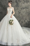 Rochie de mireasa Elegant Vara Sală Bijuterie A-linie Drapat - Pagină 1