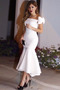 Rochie de seara Subţire Fermoar Sirena Fără mâneci De pe umăr - Pagină 1