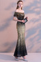 Rochie de bal Paiete Pară Teacă Corsetul sequined Şic Talie naturală - Pagină 3