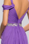 Rochie de seara Sifon Primăvară A-linie Nuntă Fermoar Elegant - Pagină 6
