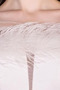 Rochie de bal Fantă coapsă-mare Fermoar Pene Partidul Talie naturale - Pagină 5