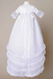 Rochie de botez Minion Lung Elegant Dantelă Arc accentuată Talie naturale - Pagină 4