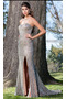 Rochie cu paiete Fermoar Mediu Dragă Talie naturală Paiete Înstelat - Pagină 1