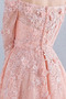 Rochie de bal Tricou Elegant Suprapunere de dantela De pe umăr - Pagină 4