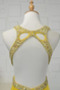 Rochie de bal Satin elastic A-linie Minge Elegant Ştreang Etaj lungime - Pagină 5