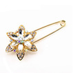 Corsage moda cristal aliaj de femei incrustate broșă diamant