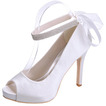 Satin pantofi de nuntă stiletto pantofi gură de pește banchet pantofi anual petrecere de modă