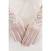 Mănuși de nuntă alb scurte de vară perla plin deget adecvate