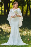 Rochie de mireasa Primăvară Strâmt Romantice Plajă Talie naturale