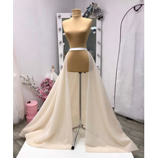 Rochie de mireasa fusta detasabila Trena de mireasa detasabila Trena din tul Lung Accesorii de nunta detasabile