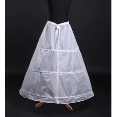 Nunta petticoat poliester taffeta simplu trei jante rochie completă