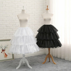 Jupon din organza ivoire, jupon lung pentru fete, jupon rochie de petrecere cosplay, jupon Lolita,