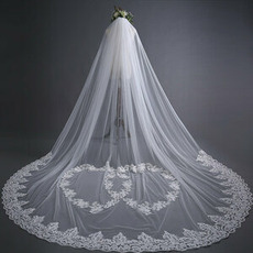 Voal de mireasă din dantelă voal de mireasă de 3 metri lungime accesorii de nuntă cu ridicata din fabrică
