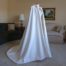 200CM șal mireasă haină nuntă șal alb cu glugă