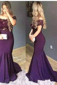 Rochie de mama Fermoar Mâneci plafonate Sirena Mătura Elegant