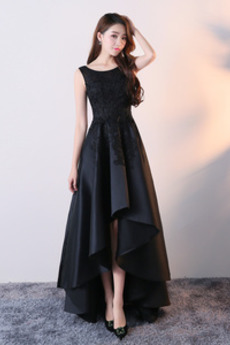 Rochie de bal Asimetrice Formale Appliqué Iarnă Clepsidră înaltă joasă