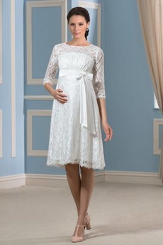 Rochie de mireasa Arc Arc accentuată Vara Maternitate Elegant