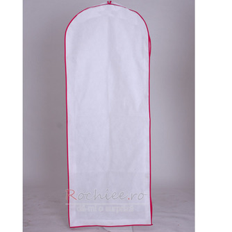 Rochie albă mare de praf acoperă rochia de mireasă sac cu capac lung - Pagină 1
