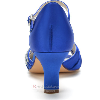 Pantofi de mireasa fluture din satin pantofi de domnișoară verde cu toc înalt stiletto tocuri înalte - Pagină 7