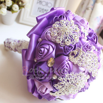 Purpuriu diamant de nunta decorare nunta de nunta creative deține flori - Pagină 2